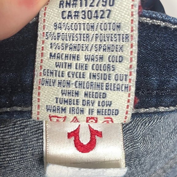 True Religion Brianna Slim Boyfriend Jeans Size 26 - Picture 4 of 5